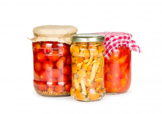 Canning water baths are used in the canning process to kill bacteria and seal jars shut.