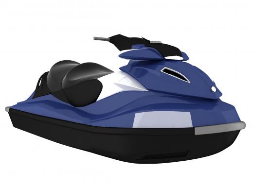 Waterproof headphones may pose a safety hazard if used on a jet ski.