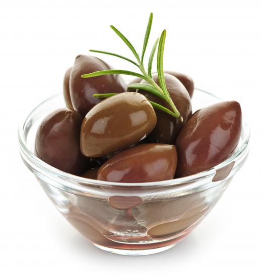 Kalamata olives.