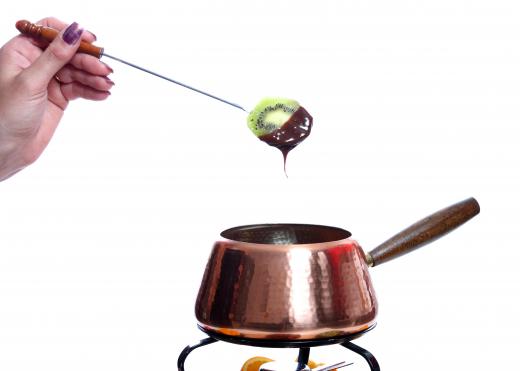 For chocolate fondue, add the chocolate after other ingredients are off the heat.