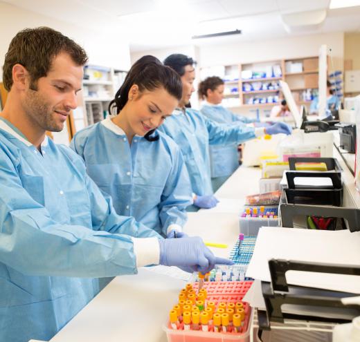 Laboratory technicians can help process lab samples and tests.