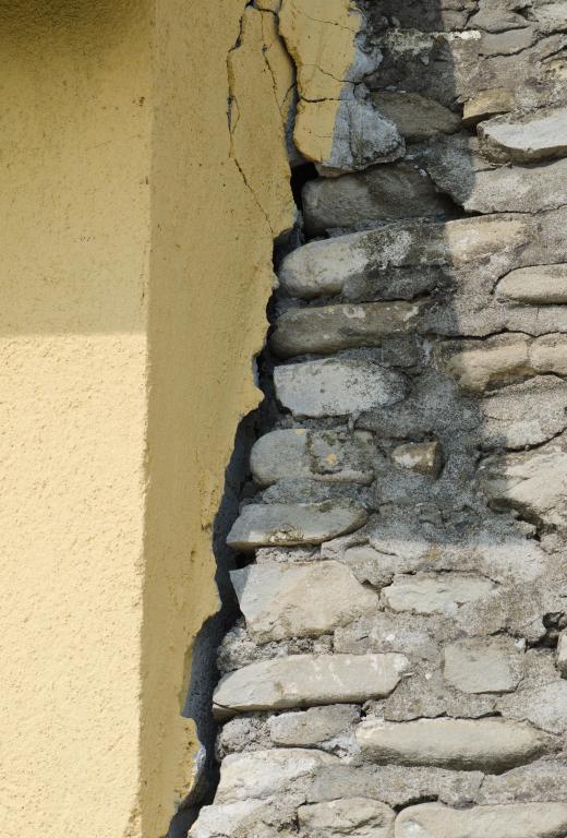 Large vertical cracks in stucco can signal a bigger problem, and a professional should be called.