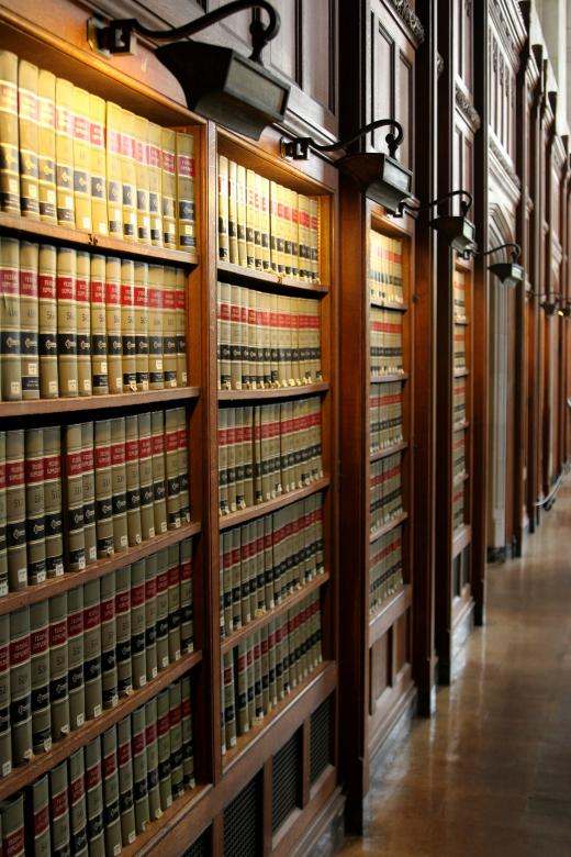 Litigation attorneys conduct research into case law.