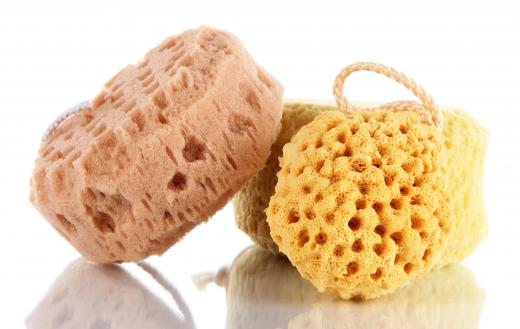 Exfoliating with a wet sponge or loofah may help prevent ingrown hairs.