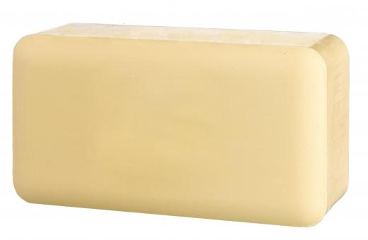 A bar of natural bath soap.