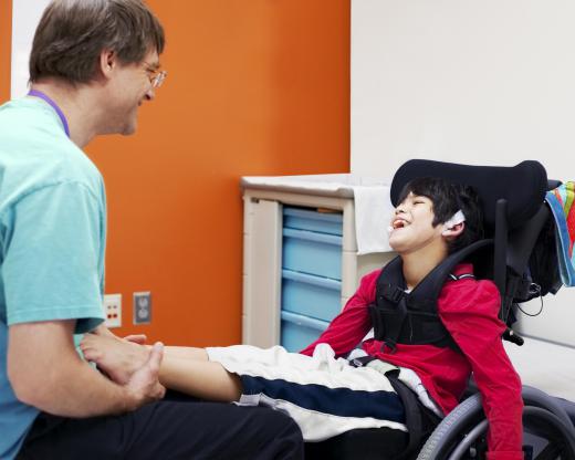 A physical therapist may help evaluate the extent of a child's orthopedic impairment.