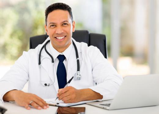 An online doctor may answer medical questions through email or an online chatroom.