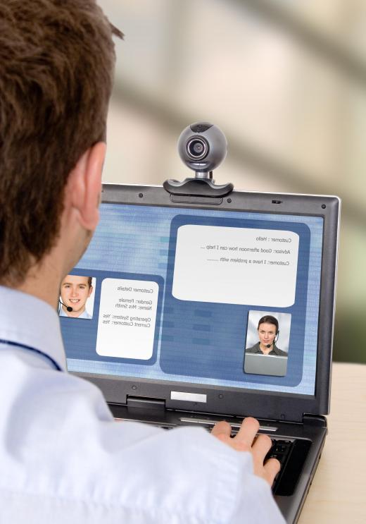 Video chats may be useful for the hearing impaired.