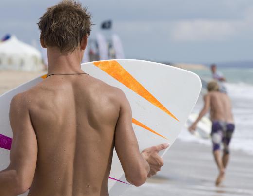 Unlike conventional surfing, wind surfing can be practiced in water without waves.