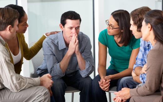 Group therapy may be a part of outpatient drug rehab.