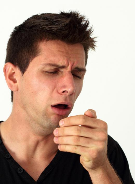 A dry cough is treated differently than a productive cough.