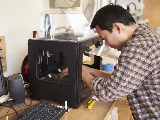 Using a 3D printer, developers can quickly tweak the physical design of their prototype.