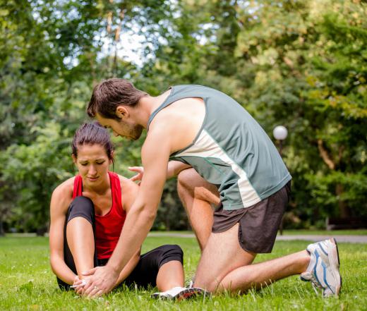 Large amounts of running may lead to an Achilles tendon injury.