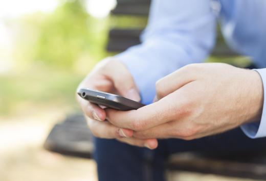 Bullying via text messaging is a common problem in schools.