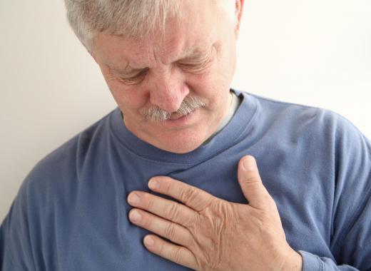 An inadequate supply of oxygenated blood to the heart muscle may cause angina.