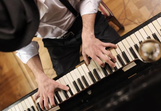 Complicated maneuvering of the skeletal muscles, such as playing the piano, is dependent on optimal functioning of the deep nuclei.