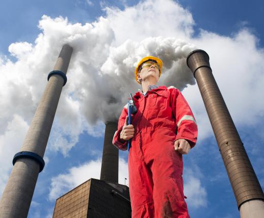 Industrial emissions are a major source of air pollution.