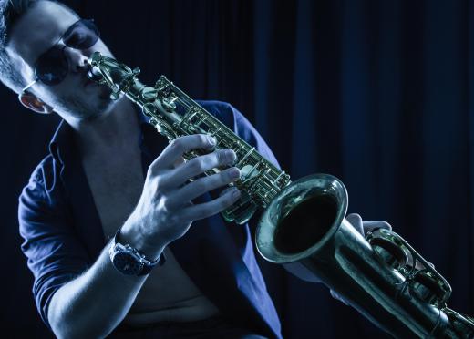 A type of woodwind instrument, saxophones are made of brass and commonly heard in jazz, R&B and sometimes rock.