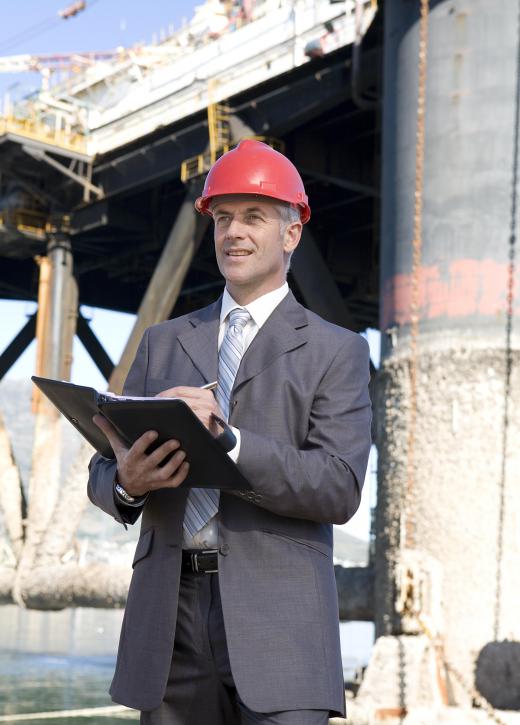 Construction management software helps supervisors keep track of tasks and schedules for a project.