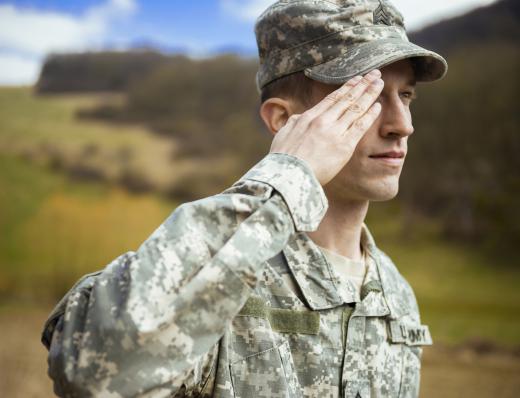 An army recruiter is responsible for gathering people to enlist in the army.