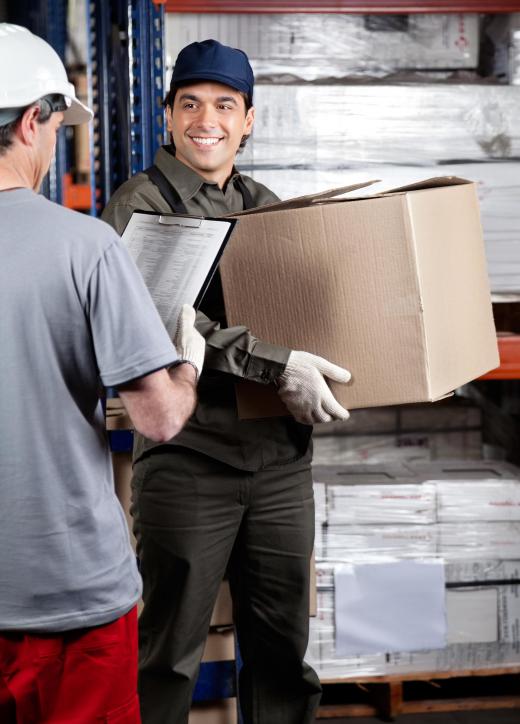 A supply clerk is often tasked with signing for deliveries in a retail or manufacturing environment.