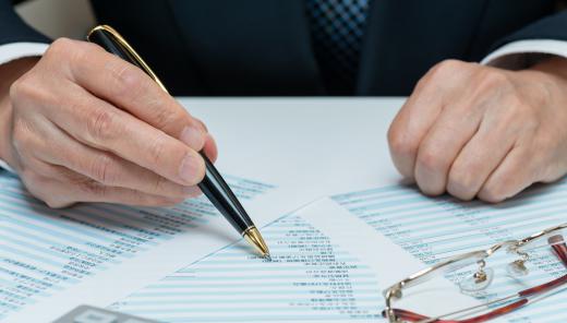 Auditors check to ensure that an organization's information reporting squares with its own pre-set rules and standards.