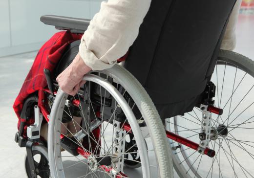 Installing ramps, as opposed to stairs, is a good way to improve a business' access for the disabled.