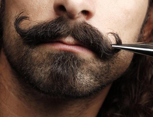 Beard wax may be used to treat and style facial hair.