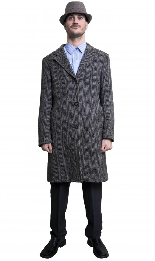 Wool coats are sometimes made to resist water.