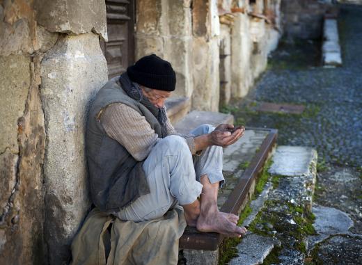 People who are homeless often suffer from malnutrition.