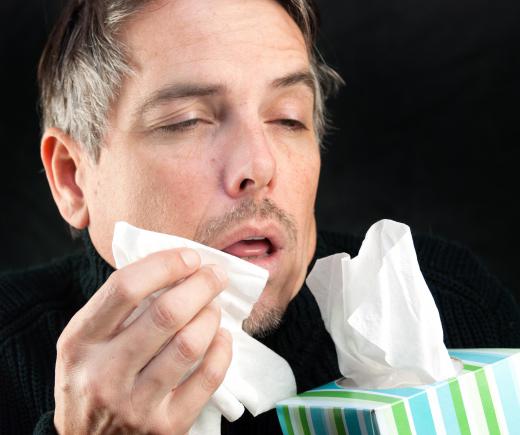 Using a tissue when sneezing is considered a good manner.