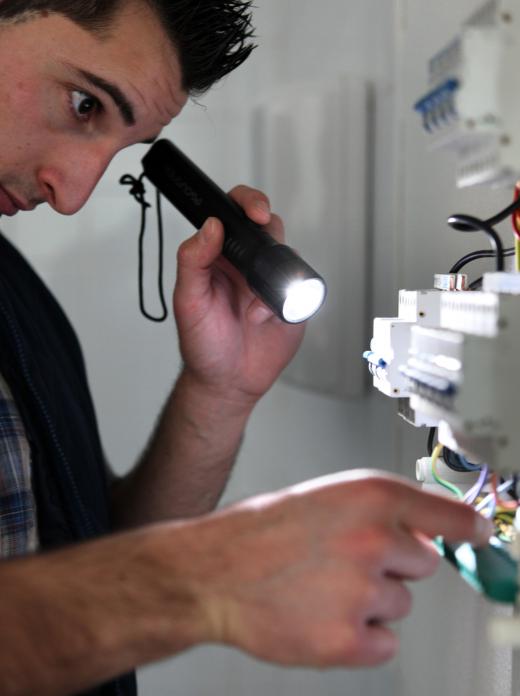 It is important to switch off the electrical breaker before working on a refrigerator.