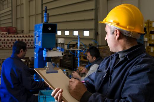 Industrial supervisors often are promoted from within a company.