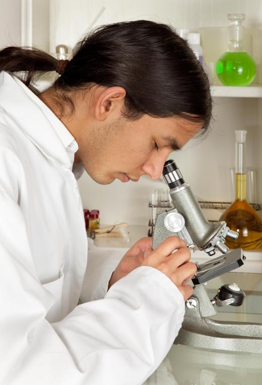 Viruses are extremely small and are only visible with very strong microscopes.