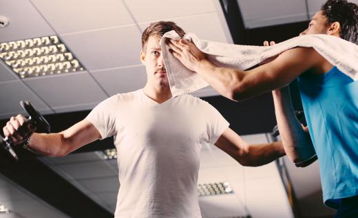 Personal trainers are often employed by fitness centers.