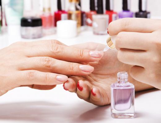 Health spas may offer nail care.