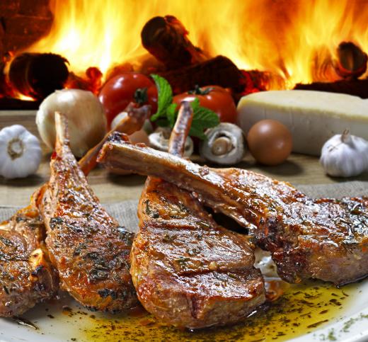 Lamb rib chops provide several essential nutrients, including zinc, iron, and selenium.