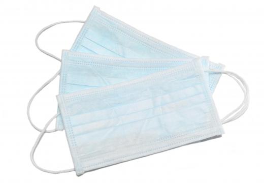 Exam masks are most often worn by healthcare professionals to prevent the spread of germs.