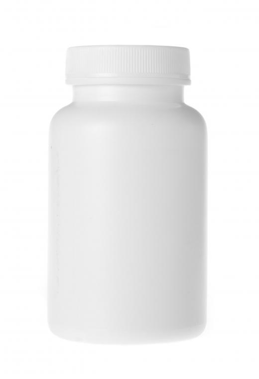 A bottle of vitamin D supplements.