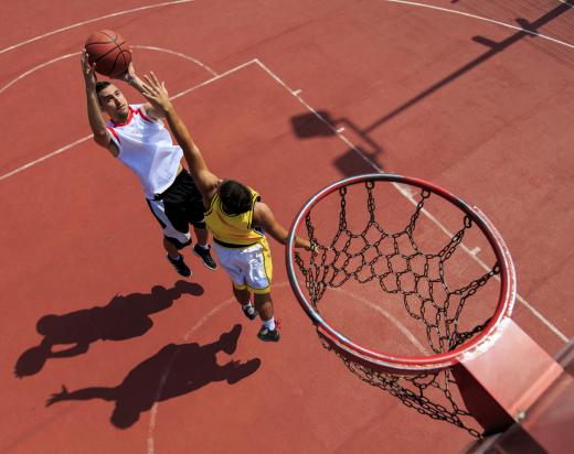 Older children can get much-needed exercise by participating in an organized basketball league.