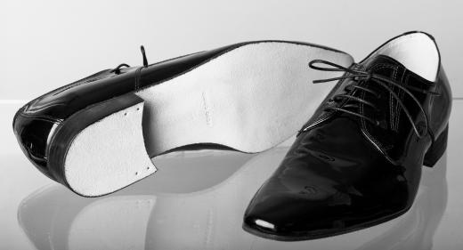 Italian leather is often used to make men's dress shoes.