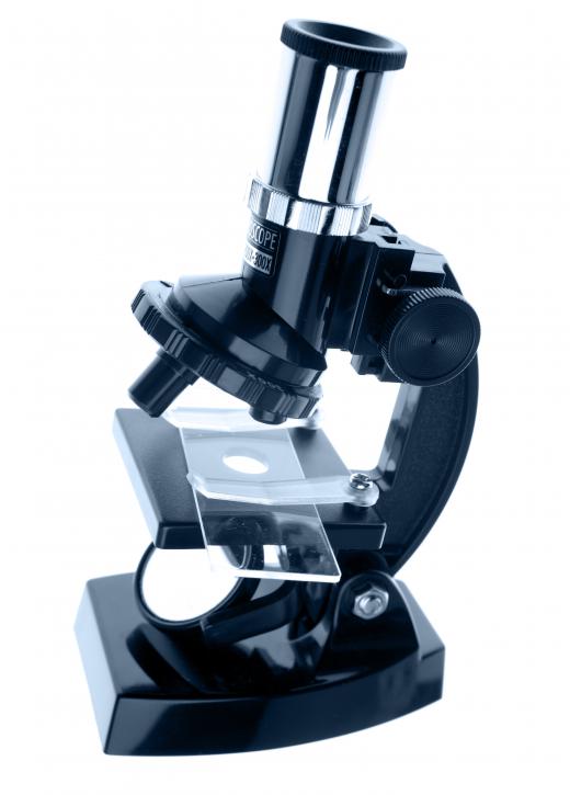 A microscope like one a science professor would use for teaching.