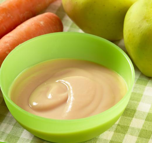 Fruit or vegetables with low fat dip are a simple and satisfying snack.