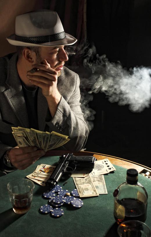 Most mobsters were involved in gambling.