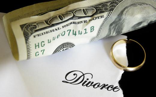 Spousal support, also known as alimony, is paid as part of a divorce.