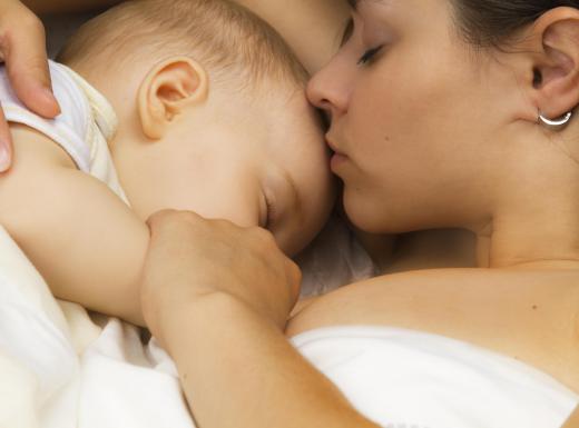 Oxytocin helps initiate bonding between mother and child.