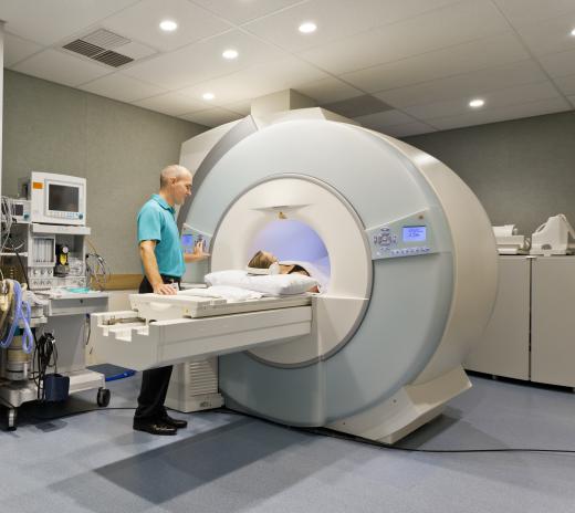 A biomedical engineer might improve the efficiency of an MRI machine.