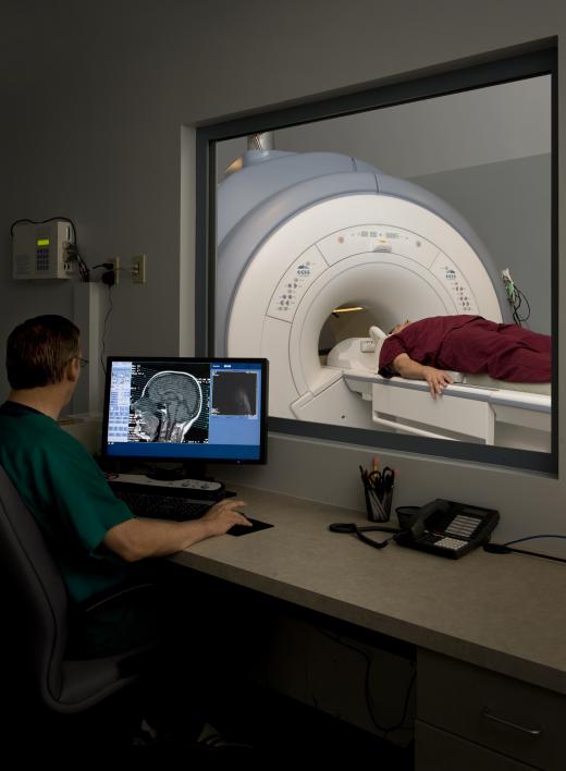 An MRI of the pituitary gland may detect tumors or abnormalities with the adenohypophysis.