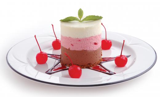 Spumoni is a popular Italian ice cream flavor.