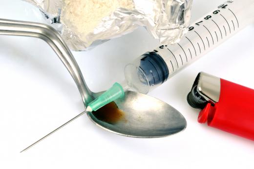 Heroin addicts might be treated with methadone.